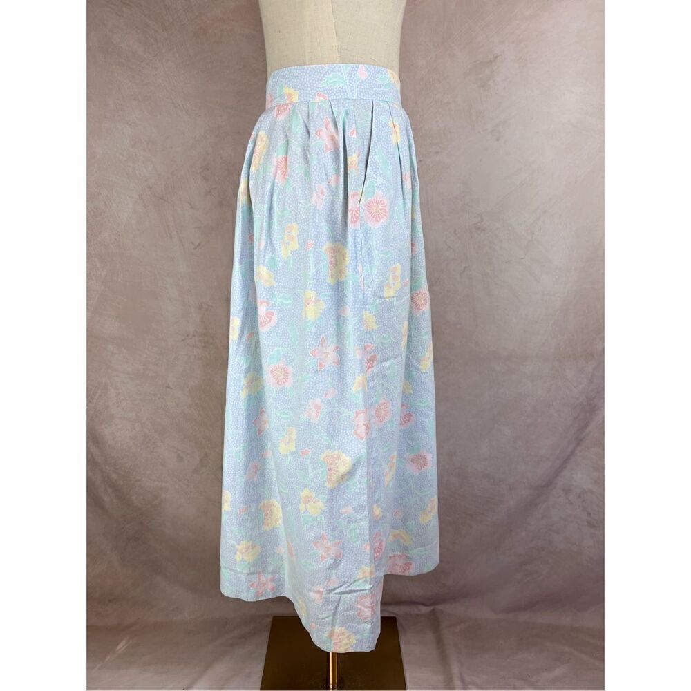 Vintage Pastel Midi Skirt 1990s Women’s Large - Picture 4 of 6